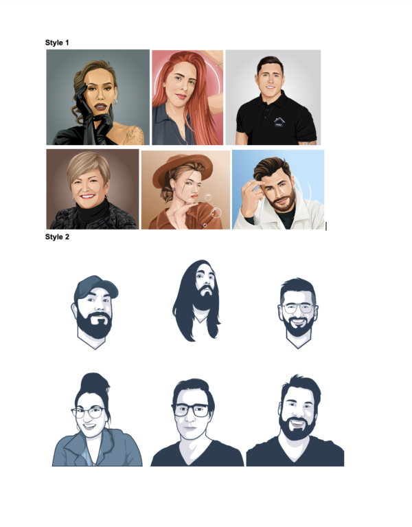 Portrait Vector Art - Image 14